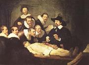 REMBRANDT Harmenszoon van Rijn The Anatomy Lesson of Dr.Nicolaes Tulp (mk08) china oil painting artist